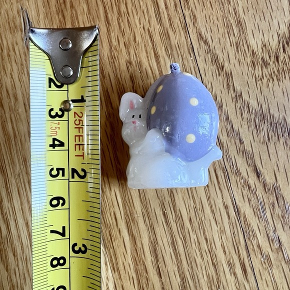 Lot Of 3 Easter Wax Candles Russ Berries Bunny Egg Carrots Rose‎ Vintage - Picture 10 of 10